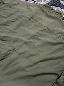 Men's Olive Green Casual Shirt