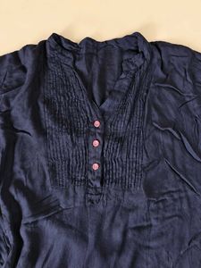 Elegant Navy Blue Kurta