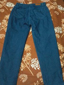 Blue Denim Jeans with Heart Detail