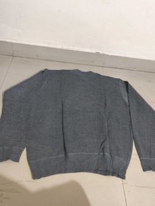 Classic Grey Knit Sweater