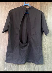 Classic Black Short Sleeve Top