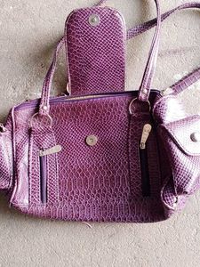 Chic Mauve Crossbody Bag 2