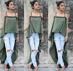 High-low Olive Top✳️