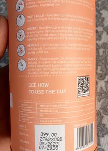 🆕Sealed Pack Sirona Reusable Manstural Cup