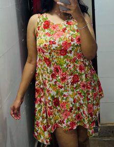 Floral Print Sleeveless dress