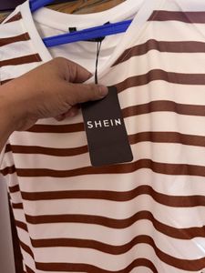 Striped Round Neck T-Shirt