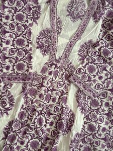 Brand new Floral kurta set 1