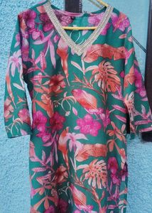 Beautiful Floral Kurta Set 😍