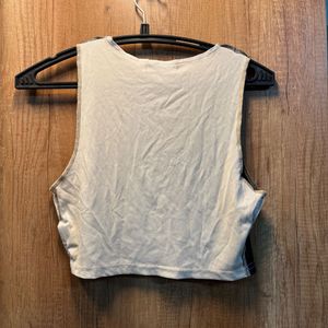 SHEIN Color Block Crop Top