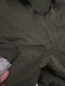 Olive Green Collared Short Sleeve Top