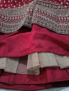 🎉SALE 💥Maroon Embellished Lehenga❤️