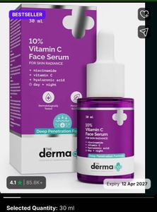 The Derma Co 10% Vitamin C Face Serum