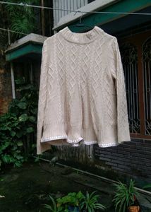 New Year Offer✨Cream Cable Knit Sweater