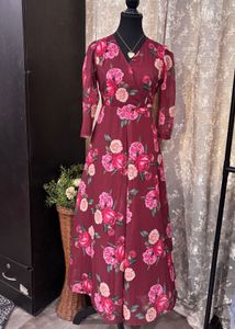 Floral Print Maxi Dress