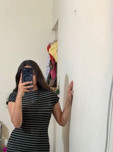 Striped Bodycon Mini Dress
