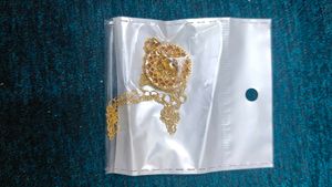 Elegant Gold plated Chain with Round Pendant