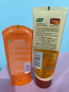 Joy Honey &amp; Almonds Face Wash &amp; Lotus Sunscreen