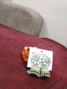 Green 💚 Beautiful Ear Rings