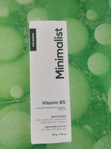 Minimalist Vitamin B5 Moisturizer