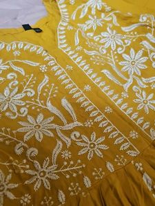 Yellow Kurta Pant Set