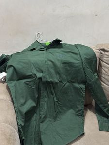 Dark Green Shirt for men