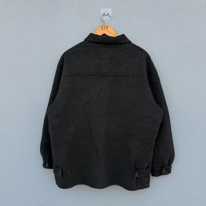 Vintage Wool Blend Jacket - Charcoal