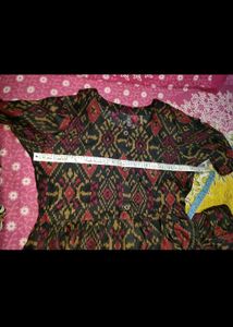Bohemian Ikat Print Maxi Dress