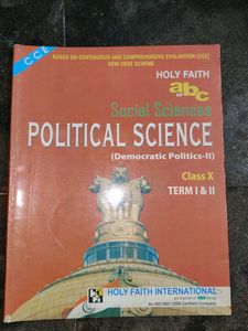 Class 10 Political Science Book Term I & II