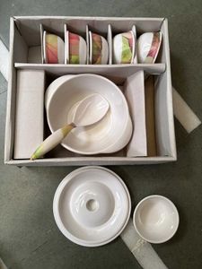 🆕Serving Bowl Set with Lids and Spoons