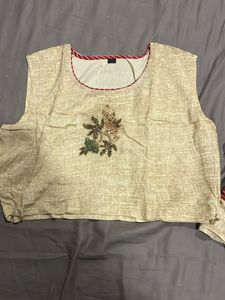 Plazzo Top Set With Shrug