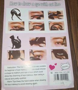 Cat Eyeliner Stencils