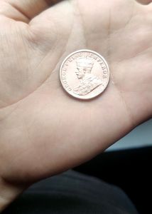 George V King Emperor One Quarter Anna 1929