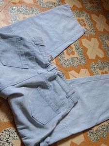 Light Wash Cargo Pants