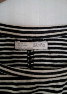 Classic Striped Cropped T-Shirt