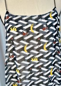 Trendy Print Sleeveless Dress