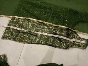 Elegant Green Sequin Salwar Suit