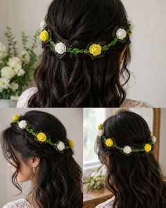 Elegant Floral Hair Crown