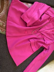 Vibrant Pink Bow Blazer