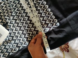 Long Side Slit Kurta With 3/4th Sleeve