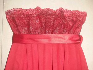 ❤ Handcrafted Red Tube Dress | Y2K Chic ❤