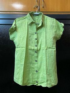 🌿 Lime Green Casual Shirt | Women’s Wear 🌿
