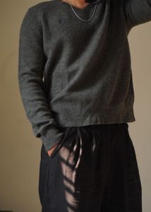 Ralph Lauren Grey Knit Sweater