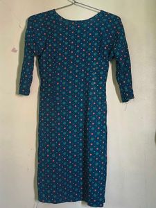 Blue Printed Kurta