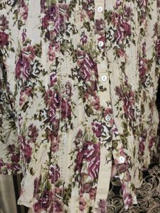 floral cotton top