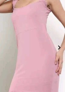 Chic Pink Sleeveless Mini Dress