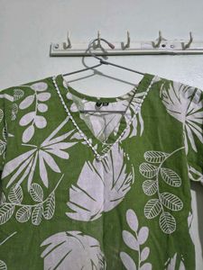 Green Short Kurti
