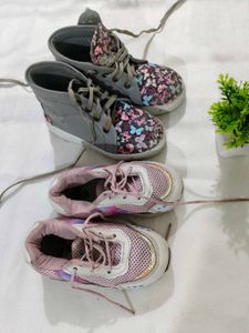 Cute Floral &amp; Butterfly Sneakers