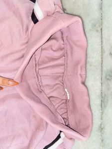 baby pink daily sports gym shorts girl women