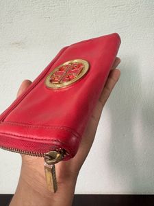 Tory Burch zip around wallet