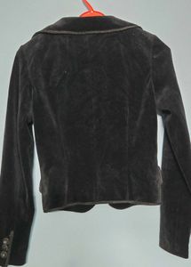 Elegant Black Velvet Jacket